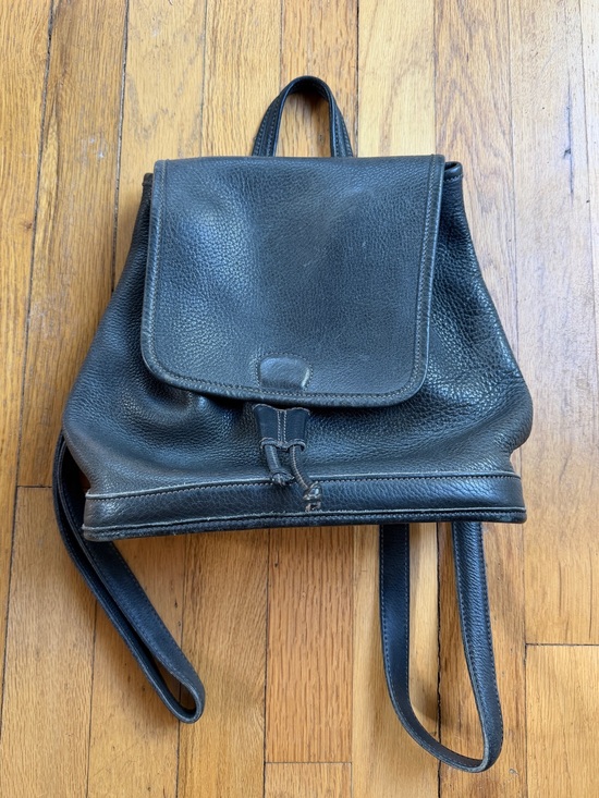 Coach Handbags - Coach black pebble leather mini backpack